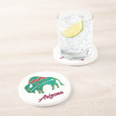 Buffalo Clan Arizona Zandsteen Onderzetter (Zijkant)