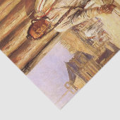 "Buffalo Coat" door Charles M Russell Tissuepapier (Detail)