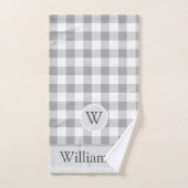 Buffalo-controle van de boerderij | Monogram Bad Handdoek (Handdoek)