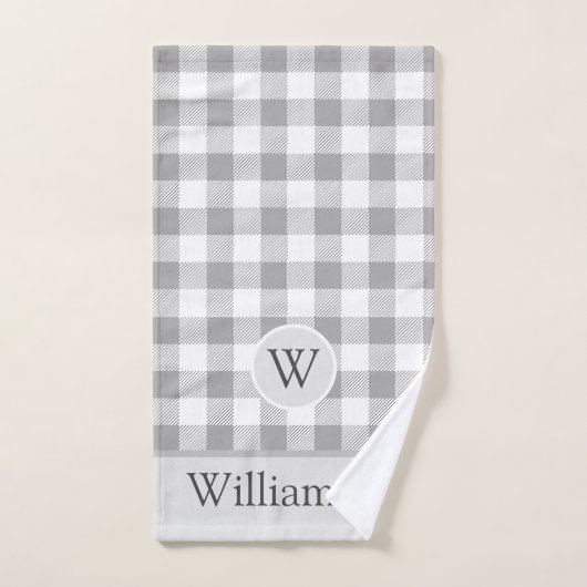 Buffalo-controle van de boerderij | Monogram Bad Handdoek (Handdoek)