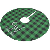 Buffalo Controleer groen geplakt monogram geborste