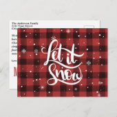 Buffalo Controleer het Briefkaart sneeuwen (Voorkant / Achterkant)