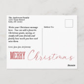 Buffalo Controleer het Briefkaart sneeuwen (Achterkant)