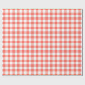 Buffalo Controleer het patroon van gingham levend Cadeaupapier (Vlak)