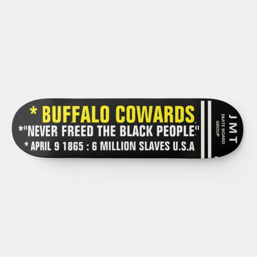 BUFFALO COWARDS 8 1/4" Skateboard Dek (Horizontaal)