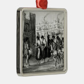 Buffalo Dance bij Pueblo de Zuni Metalen Ornament (Rechts)