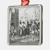 Buffalo Dance bij Pueblo de Zuni Metalen Ornament (Links)