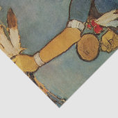 “Buffalo Dancer” Western Art by Gerald Cassidy Tissuepapier (Detail)