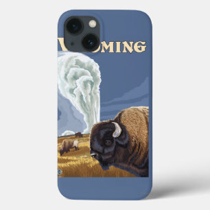 Buffalo door het oude trouwe Poster van de Vintage Case-Mate iPhone Case