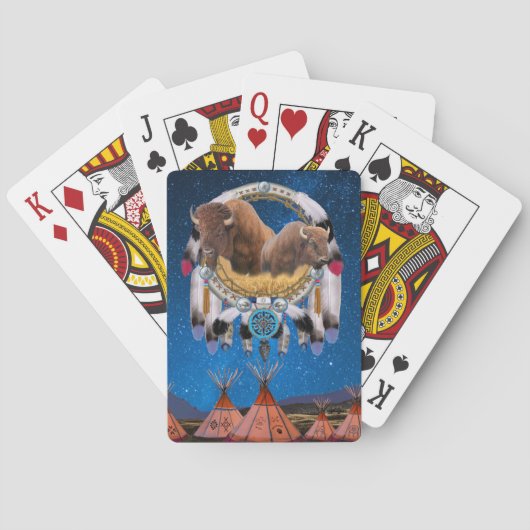 BUFFALO DREAM CATCHER POKERKAARTEN (Achterkant)