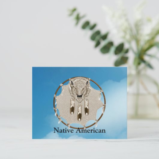 Buffalo Dreamweaver Briefkaart (Staand voorkant)