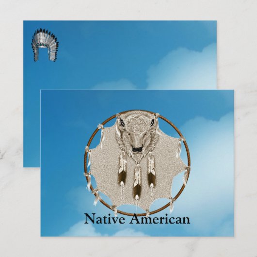 Buffalo Dreamweaver Briefkaart (Voorkant / Achterkant)