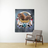 BUFFALO DROOMVANGER WANDKLEED (In situ)