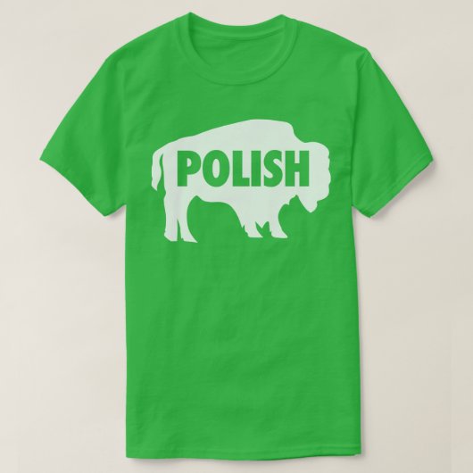 Buffalo Dyngus Dag Capitool Poolse Buffel T-shirt (Design voorkant)