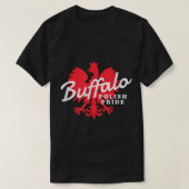 Buffalo Dyngus Dag Poolse Pride Poolse Eagle T-shirt (Design voorkant)