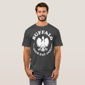 Buffalo Dyngus Day Capitol Polish 716 Ski T-shirt (Voorkant volledig)