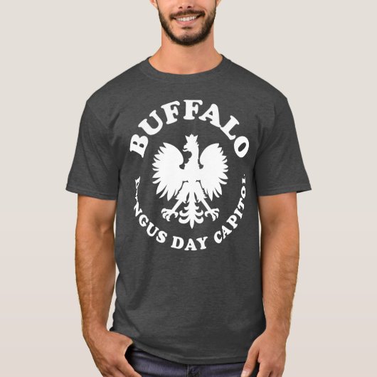 Buffalo Dyngus Day Capitol Polish 716 Ski T-shirt (Voorkant)