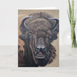 Buffalo Eating Kaart