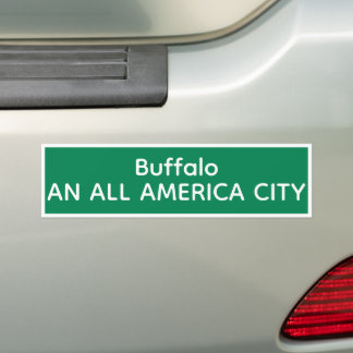 Buffalo EEN ALLES AMERIKA STAD Bumpersticker
