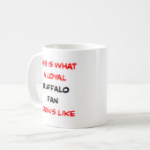 Buffalo-fan, trouwe koffiemok (Voorkant links)