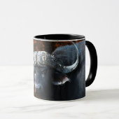 Buffalo fantasie-kunsthaktoomjes en -bekertjes mok (Voorkant rechts)