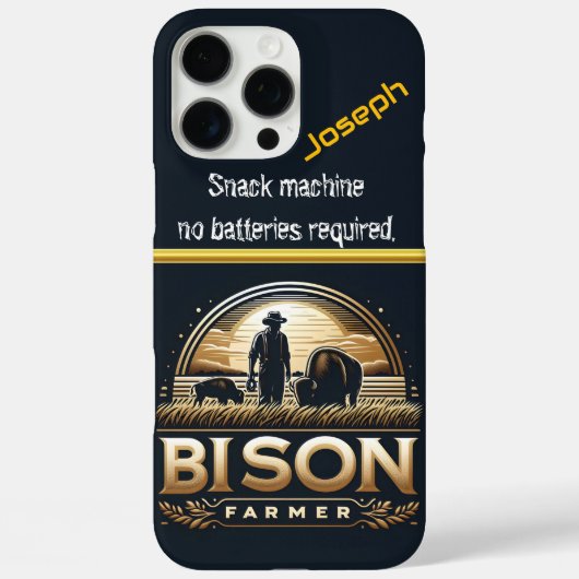 Buffalo Farmer blijft trots Case-Mate iPhone Case (Achterkant)