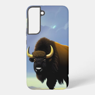 Buffalo Fields iPhone 13 Pro Slim Fit-Hoesje, glan Samsung Galaxy Hoesje