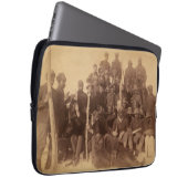 Buffalo Fighters van de Amerikaanse zwarte cavaler Laptop Sleeve (Voorkant Rechts)