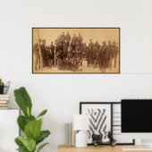 Buffalo Fighters van de Amerikaanse Zwarte Cavaler Poster (Thuiskantoor)