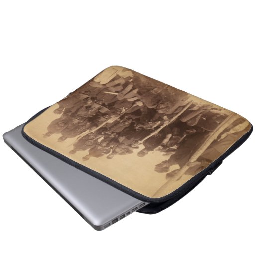 Buffalo Fighters van de US Black Cavalry Laptop Sleeve (Voorkant onderkant)