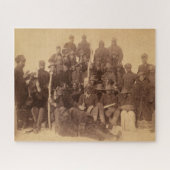 Buffalo Fighters van de US Black Cavalry Legpuzzel (Horizontaal)