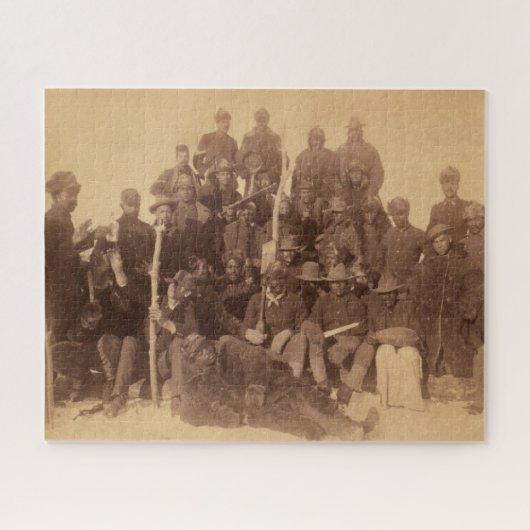 Buffalo Fighters van de US Black Cavalry Legpuzzel (Horizontaal)