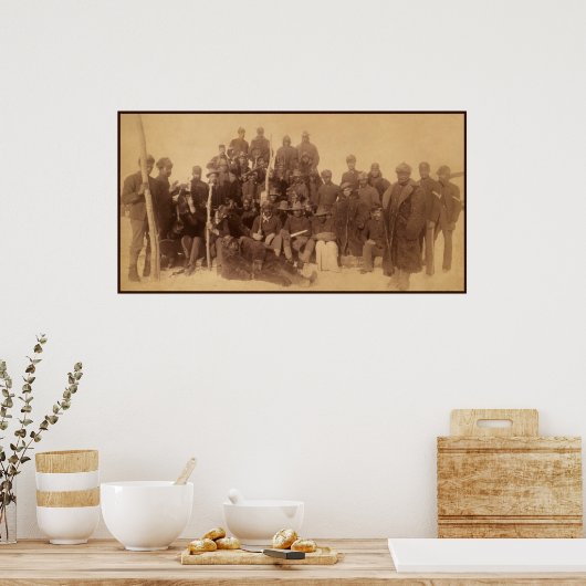 Buffalo Fighters van de US Black Cavalry Poster (Keuken)