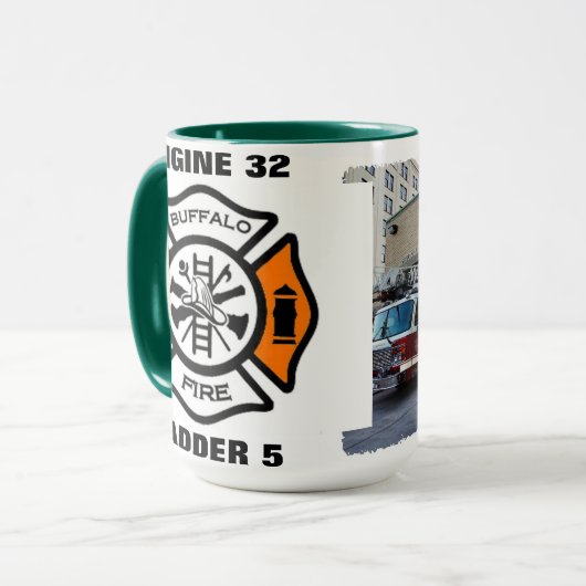 Buffalo Fire Engine 32/Ladder 5 Mok (Voorkant links)