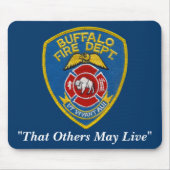 Buffalo Fire Mousepad Muismat (Voorkant)