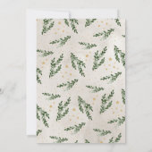 Buffalo Flannel Baby shower Kaart (Achterkant)