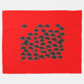 Buffalo Fleece Deken (Voorkant (Horizontaal))