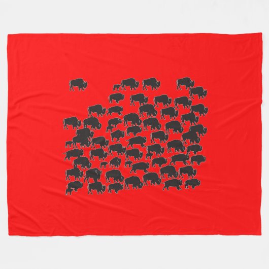 Buffalo Fleece Deken (Voorkant (Horizontaal))