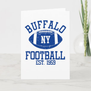Buffalo Football Fan Gift Cadeau Idee Kaart