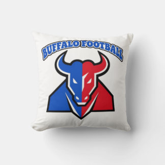 Buffalo Football Team Logo Krachtige Sport Stier M Kussen