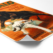 Buffalo Frankrijk Oud Poster 1900 (Hoek)