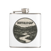 Buffalo Gap National Grassland Stream Heupfles (Voorkant)