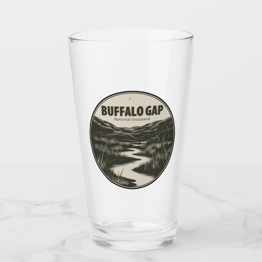 Buffalo Gap National Grassland stroom Glas (Voorkant)