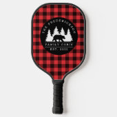 Buffalo Gedekte Cabine Monogram Pickleball Paddle (Achterkant)