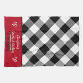 Buffalo Gedekte kerstmanolen en koekjes K Theedoek (Horizontaal)