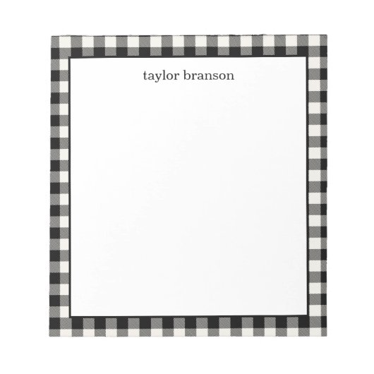 Buffalo Gepersonaliseerd Notitieblok (Voorkant)