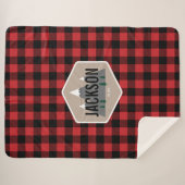 Buffalo Gepersonaliseerde babyverpakking Sherpa Deken (Voorkant (horizontaal))