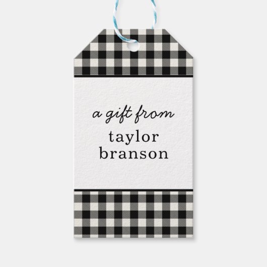 Buffalo Gepersonaliseerde Gift Labels Cadeaulabel (Voorkant)