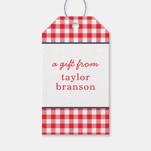 Buffalo Gepersonaliseerde Gift Labels Cadeaulabel (Voorkant)