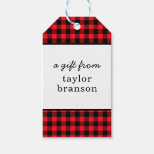 Buffalo Gepersonaliseerde Gift Labels Cadeaulabel